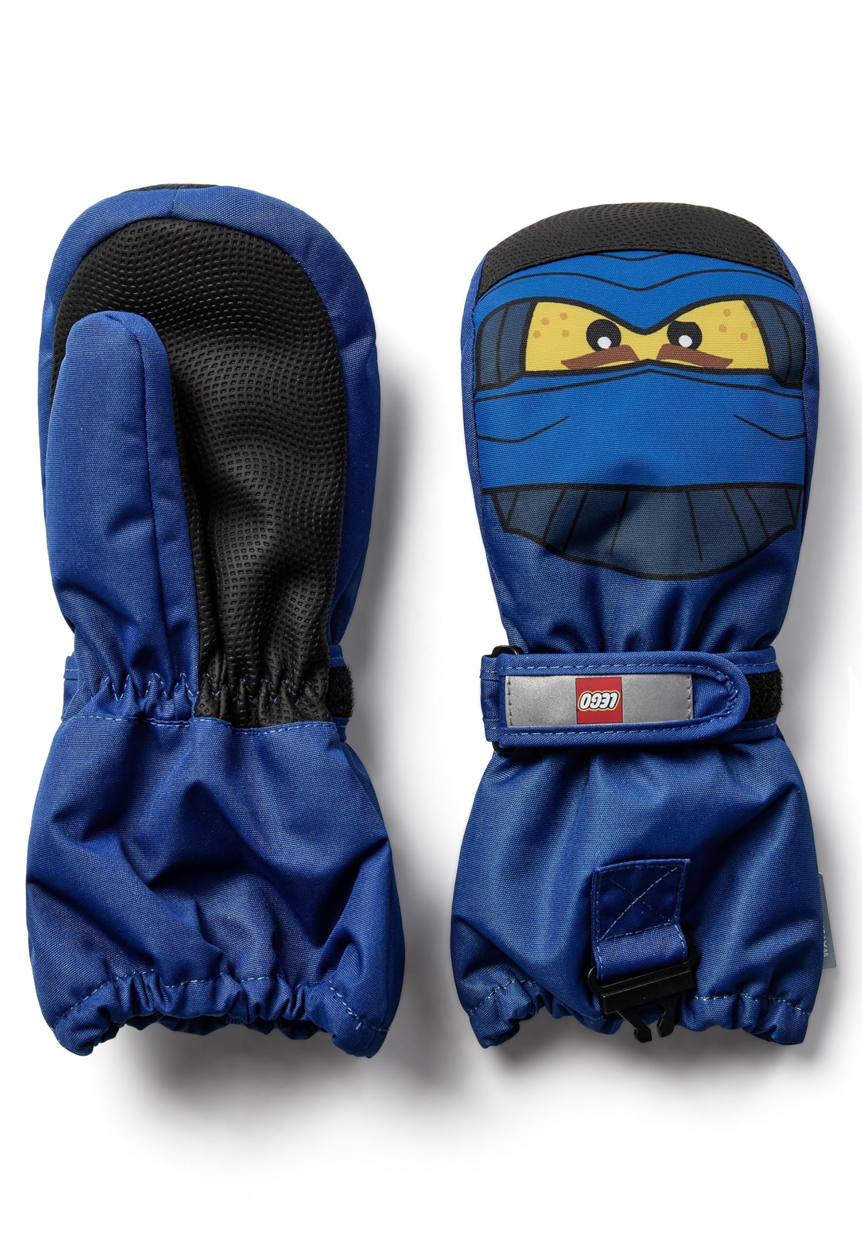 Kabooki LEGO® NINJAGO® Winterfäustlinge für Jungen und mädchen - Wasserdicht & Winddicht mit Thinsulate-Isolierung | Anti-Rutsch-Grip, Sicherheitsschnalle & 3M Reflektoren
