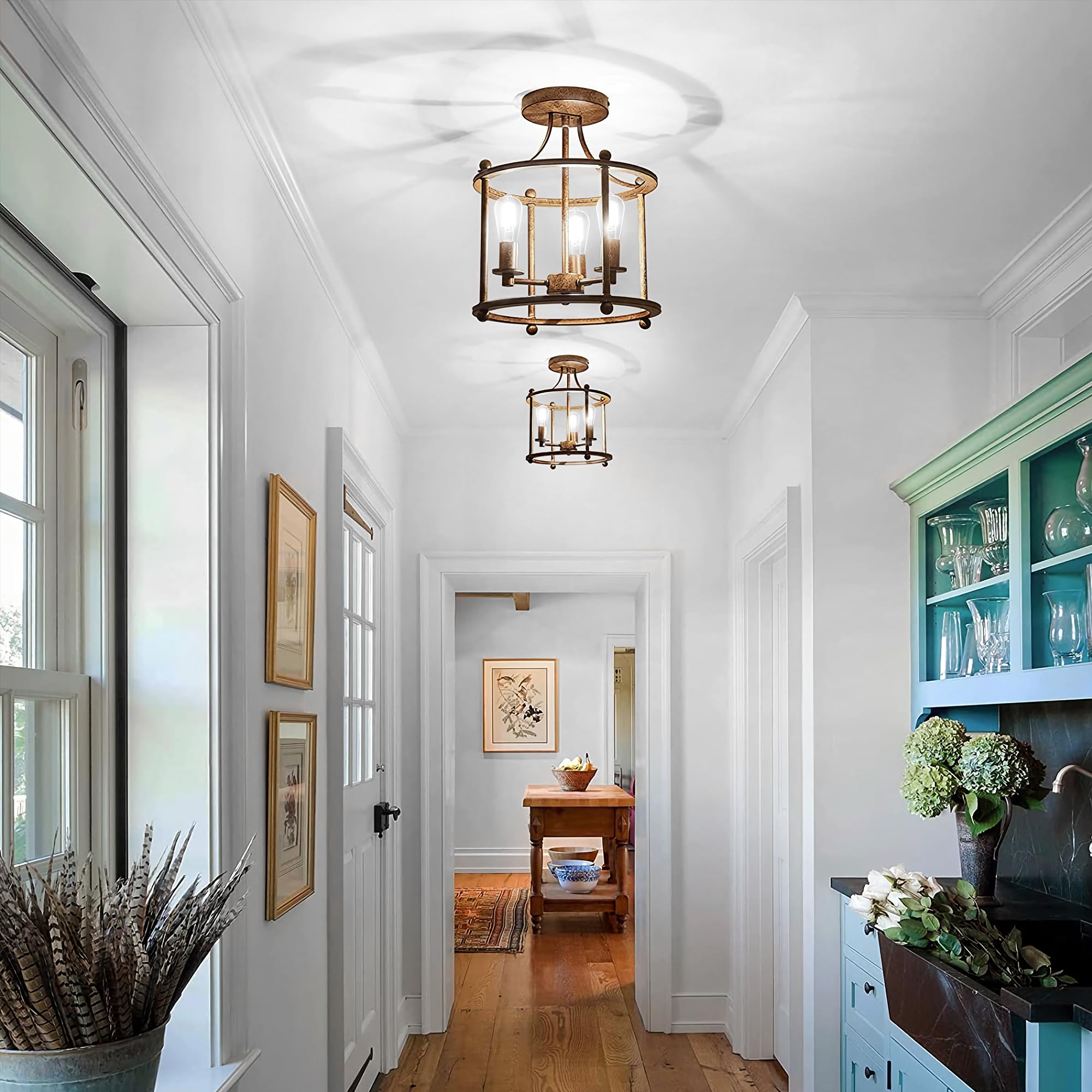 4-Pack Vintage Edison LED Bulbs 60W Equivalent 850LM 6W Edison Light Bulb Daylight White 5000K ST58 LED Filament — view 8