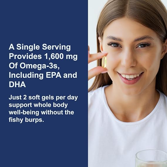 Carlson Elite Omega-3 Gems, 1600 mg, From Norway, Lemon, 240 Softgels | Omega-3 Fatty Acids Including EPA and DHA; Wild-Caught Fish Oil Supplement; Sustainably Sourced Omega 3 Fish Oil Capsules