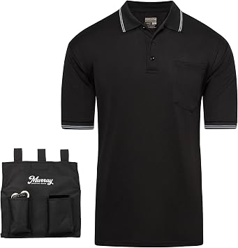 Murray Sporting Goods Umpire Shirt Accessory Bundle - Shirt, Bag, Brush, Indicator Accessory Kit