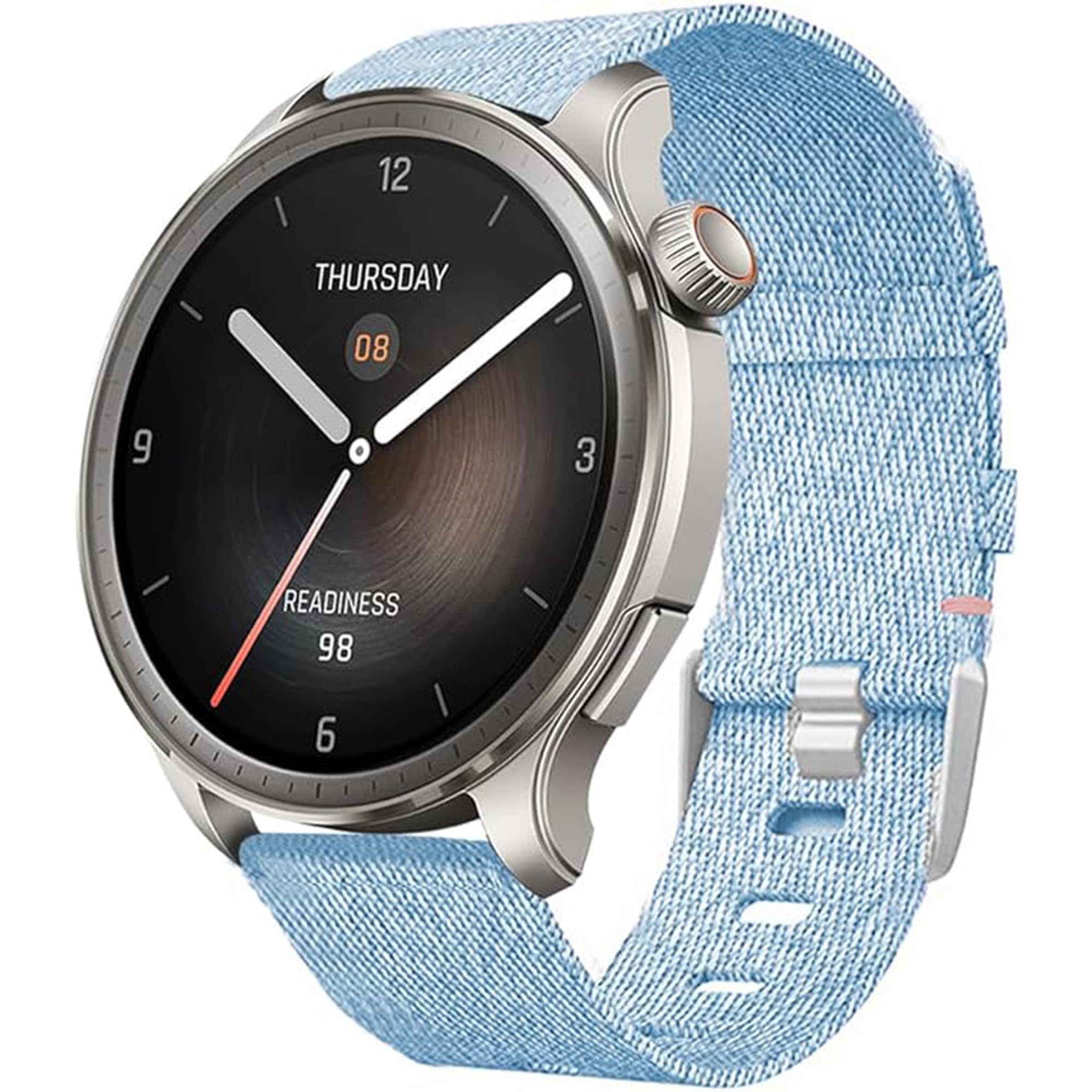Blueshaweu Compatible con Amazfit Balance Band, correa de repuesto de tela tejida de nailon transpirable de 22 mm compatible con Amazfit Balance Smart Watch