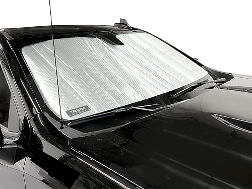 Miniatura 5 de YelloPro - Parasol reflectante para parabrisas delantero 2019, 2020, 2021, 2022, 2023, Chevrolet Silverado 1500, cabina regular, cabina de