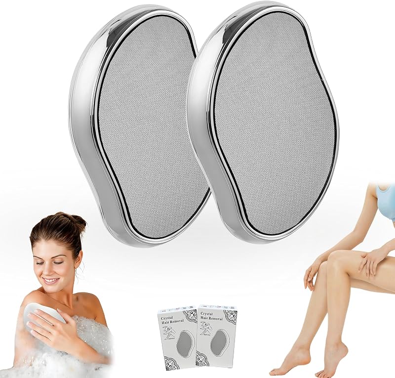 Removedor de pelos Yehenarn com vidro nano espelhado grosso, cor prateada, modelo XL-510