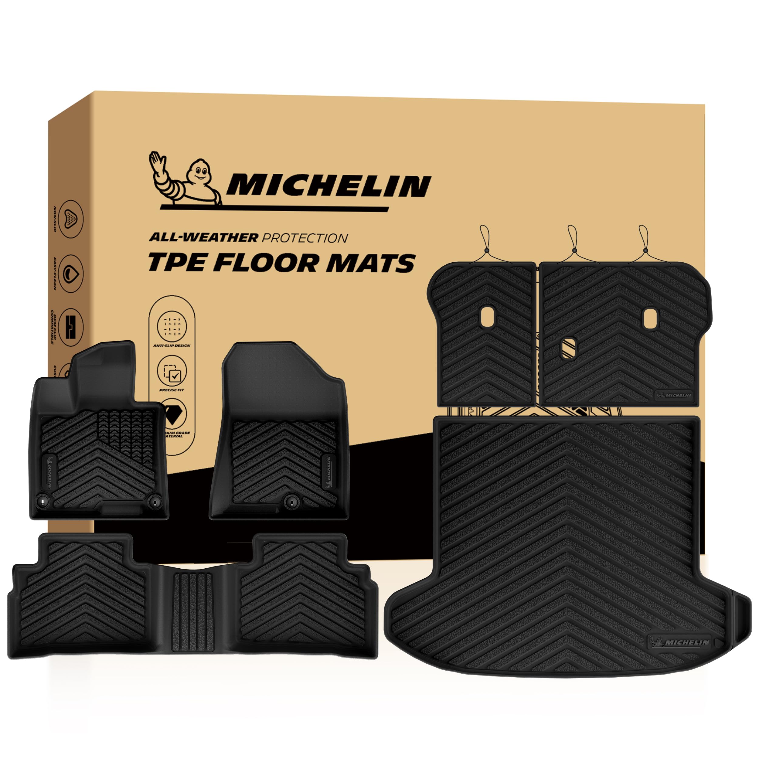 Michelin Vehicle Mats for 2023-2026 Kia Sportage Gas (6 Piece)