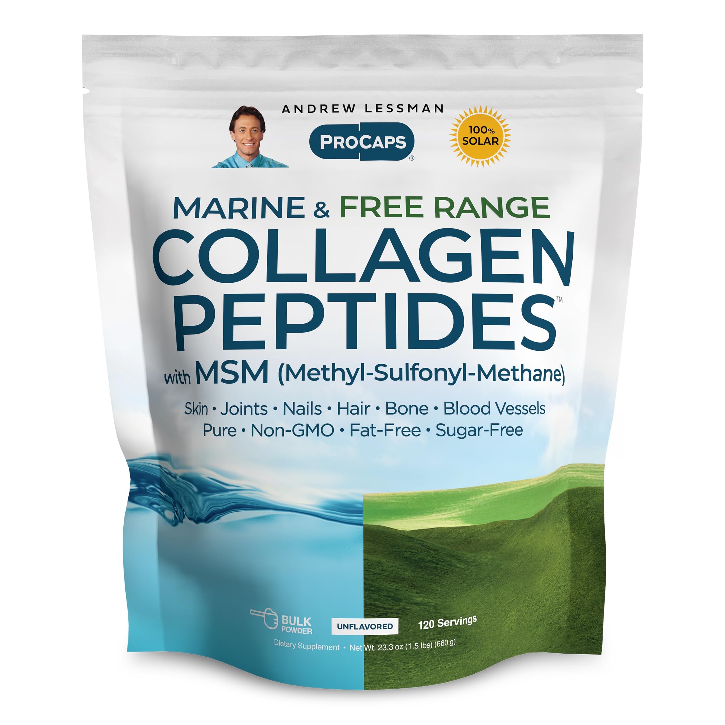 Amazon.com: ANDREW LESSMAN Marine, Free Range Collagen Peptides