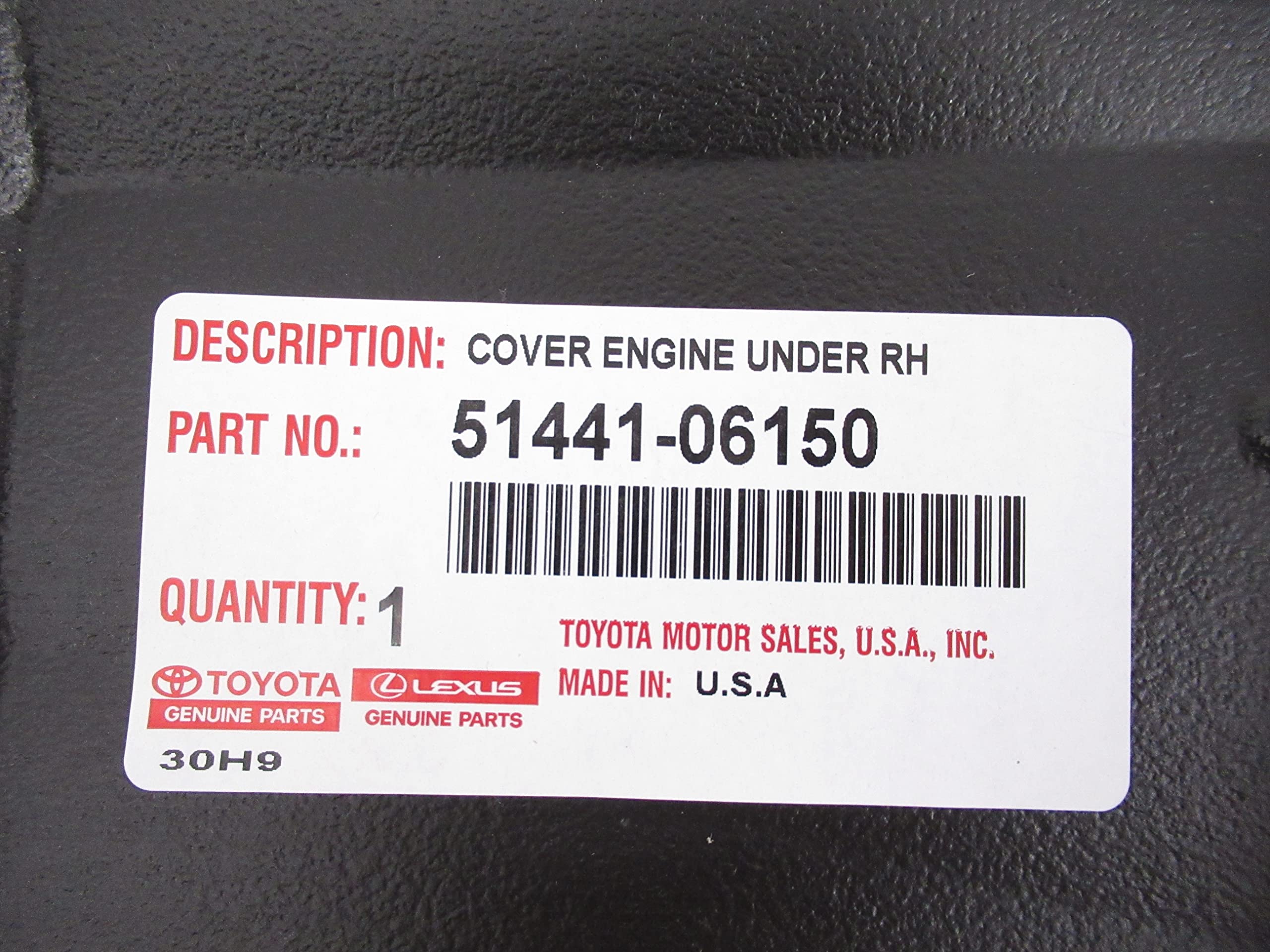 トヨタ(TOYOTA) 純正 エンジンアンダーカバー アクア DAA-NHP10 エンジン アンダーカバー カバー 1F7 51442-52140