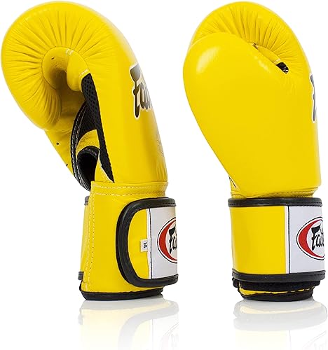 Miniatura 4 de Fairtex BGV1BR - Guantes de boxeo transpirables de Muay Thai para hombres, mujeres, niños Guantes de MMA, kickboxing, gimnasio, entrenamiento,