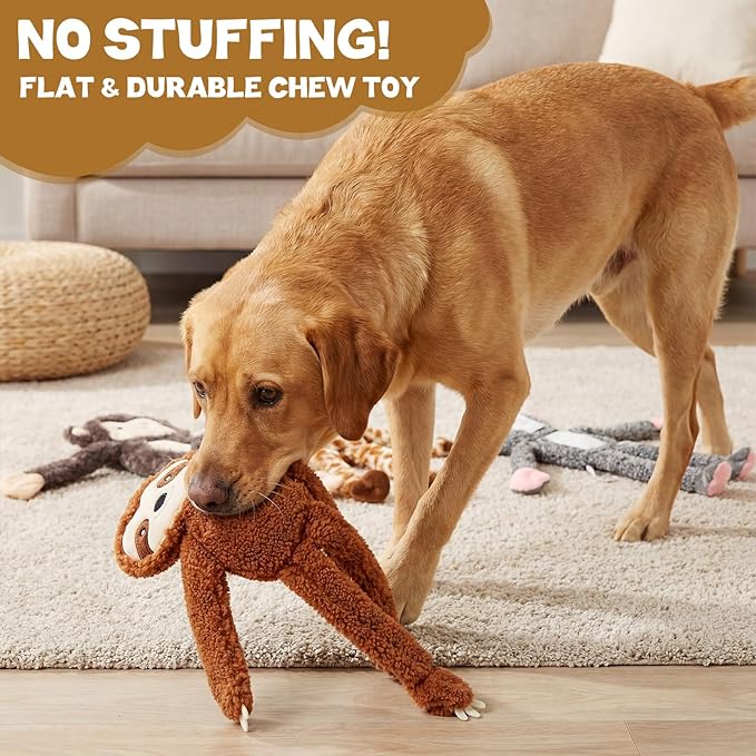 Juguete Mordedor Squeaky para Perro 5 Piezas Sin Relleno Skylety miniatura 7