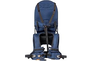 MiniMeis G4, Navy - Lightweight Child Shoulder Carrier for Hiking