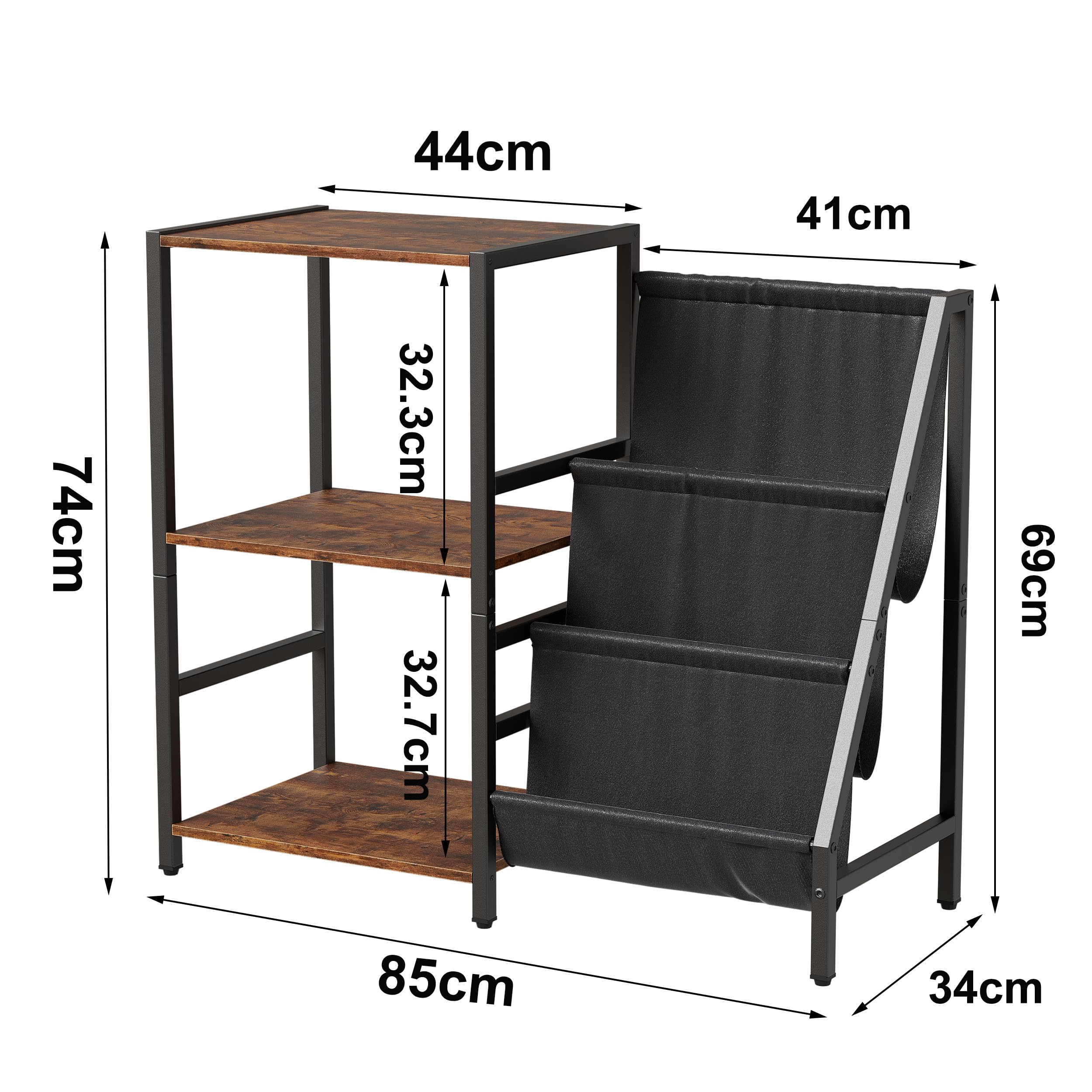 MSFE Mobile porta Vinili,Giradischi Vinili Stand Tavolino con Archiviazione Record in Vinile a 3 Livelli,Espositore per Dischi in Vinile Fino a 200 Album,Gabinetto Supporto da Record in Vinile