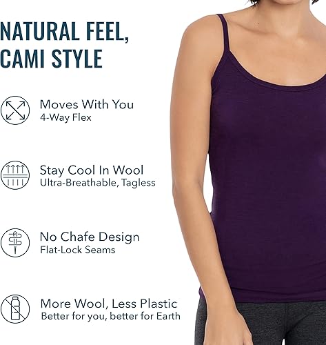 Miniatura 3 de Woolly - Camiseta sin mangas de merino para mujer Certificado RWS Suave, sin olor y diseño Seattle