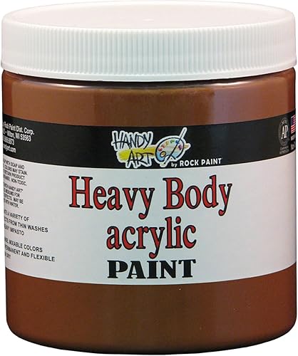 Miniatura 3 de Handy Art Nu Master - Pintura acrílica de cuerpo pesado, 8 onzas, carmesí Alizarin