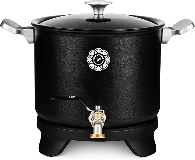 Craft & Venture Wax Melter for Candle Making - Candle Wax Melting Pot Holds 7qts (14lbs) of Wax  Soap Melter for soap Making Supplies - Easy Pour Candle Maker for Candle Making Supplies