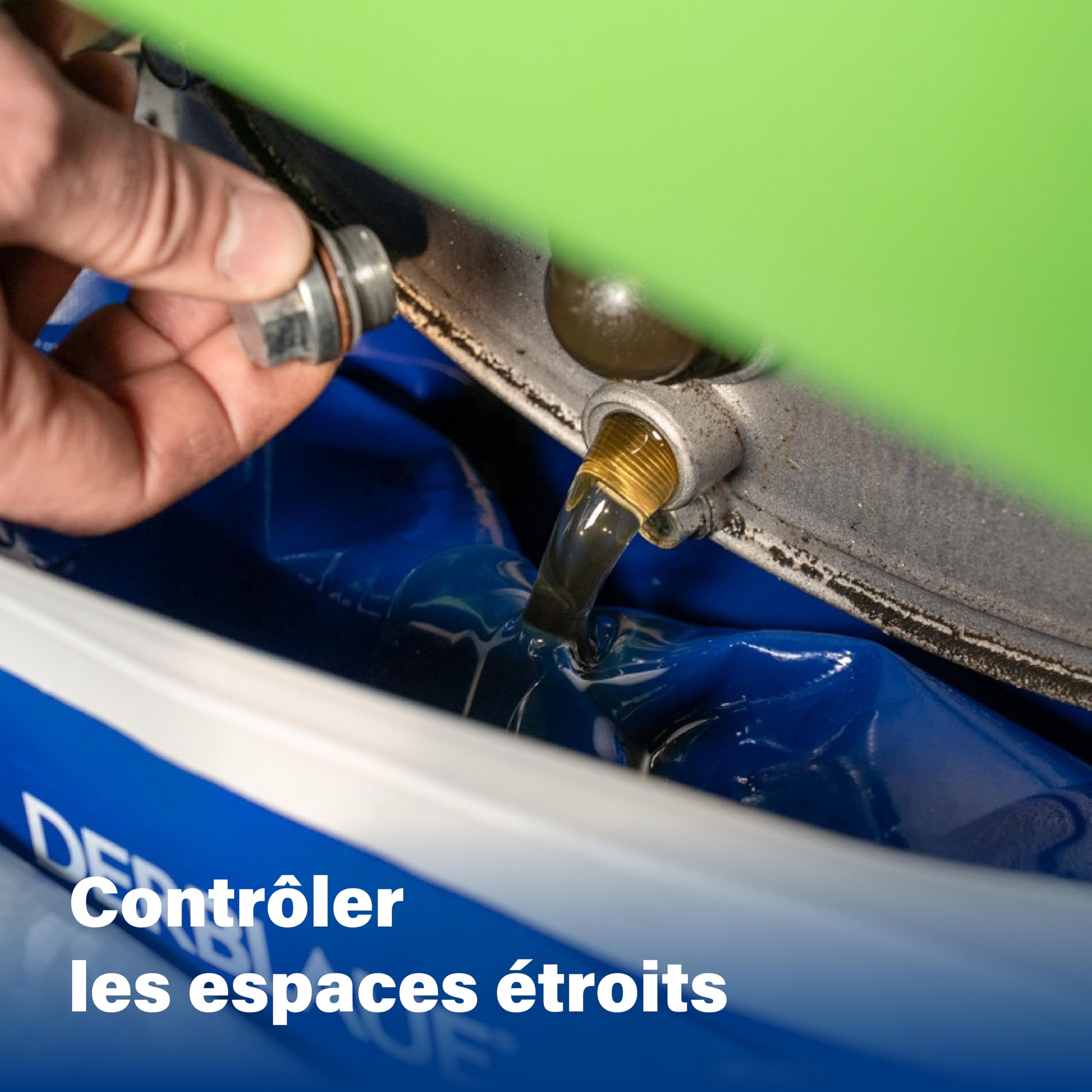 DERBLAUE Bac Professionnel 10L de Collection - Fabrication Conique - Tissu PVC et Métal