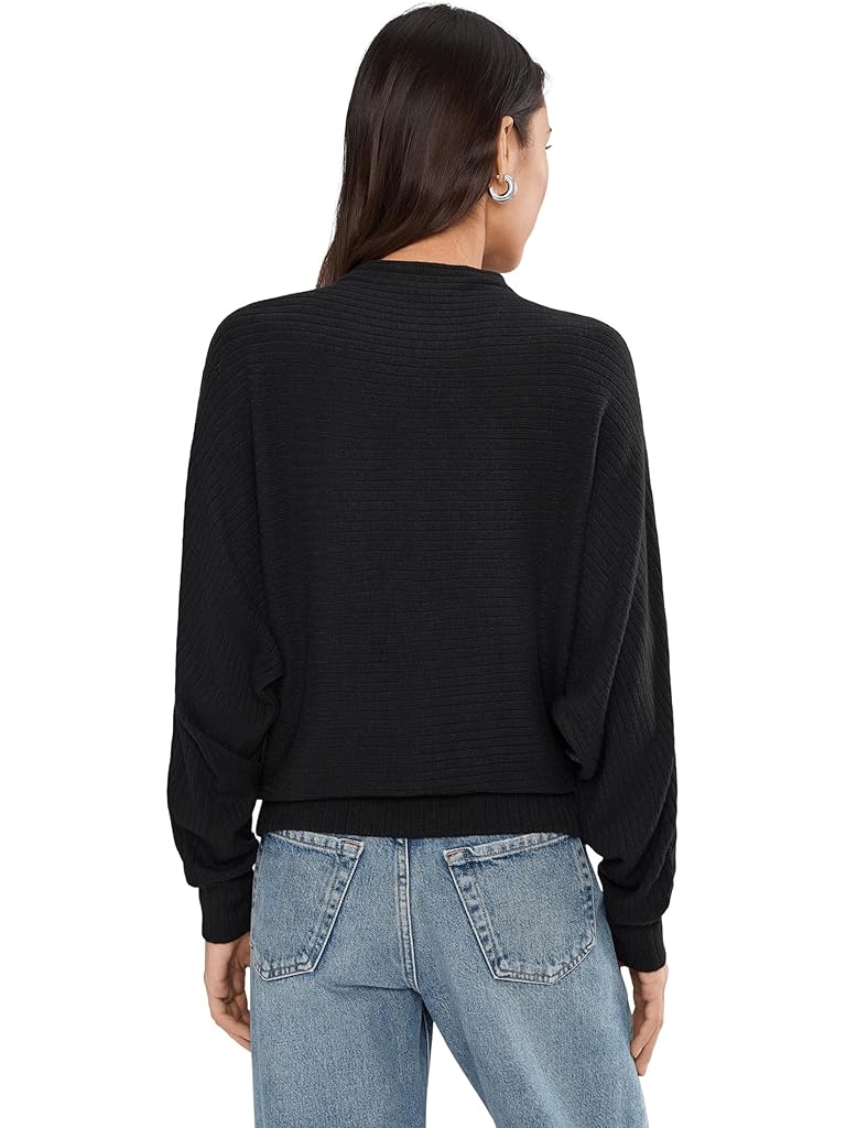 Black Madewell Aurora Cozy Rib Sweater