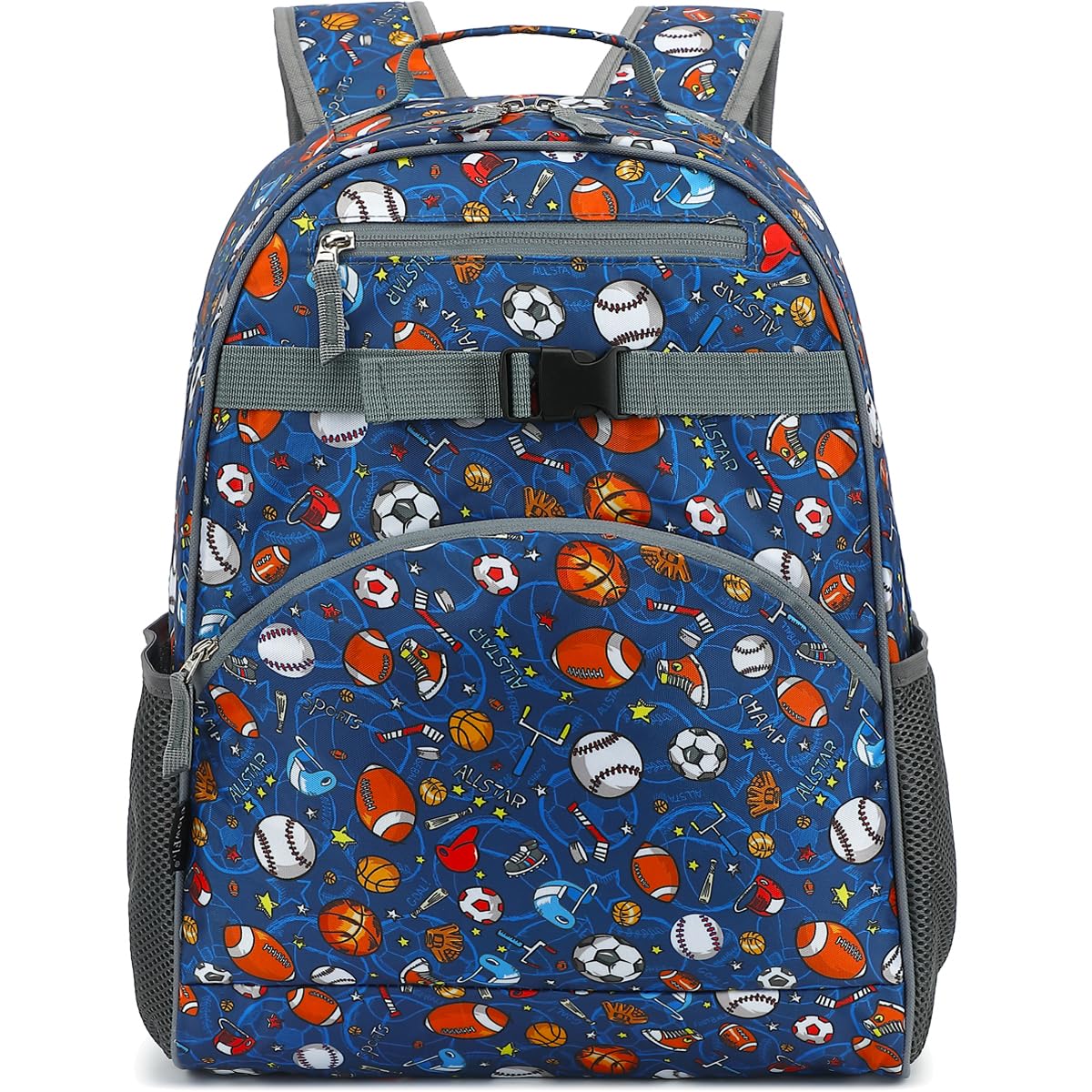 FlowFly Kids Backpack for Toddler Boys Girls, Simple Lightweight Bookbag for Daycare Kindergarten Elementary School Travel, Small Modern Bag (Large),