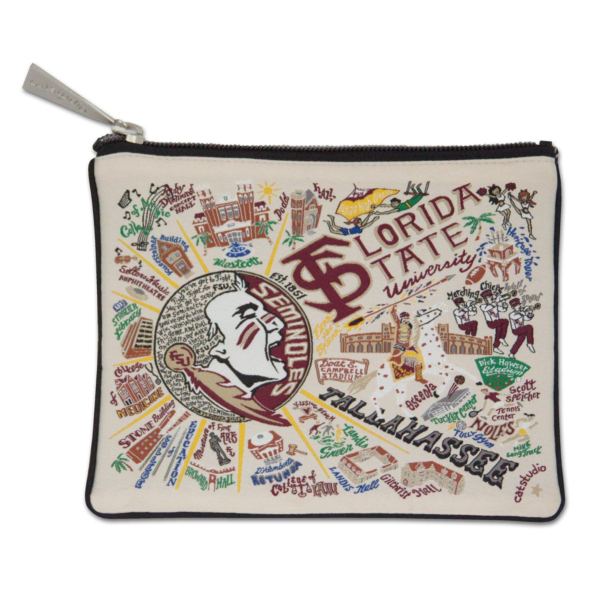 Catstudio Florida State University Zipper Pouch Purse | Holds Your Phone, Coins, Pencils, Makeup, Dog Treats, & Tech Tools