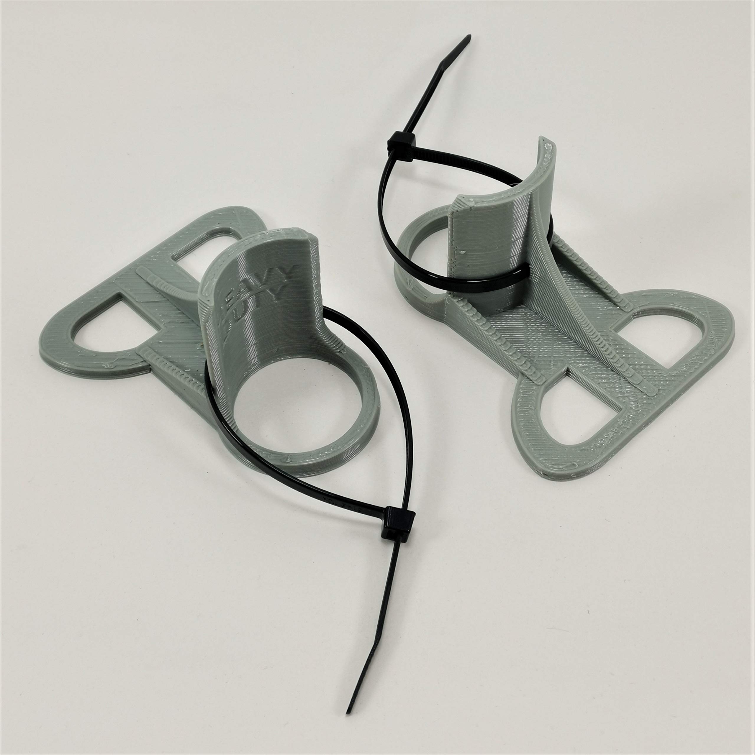 3D Cabin Grey 2 X Swimming Pool Pipe Holders, Anti Puncture, Anti Tear, Anti Strain (Standard Gen 2)