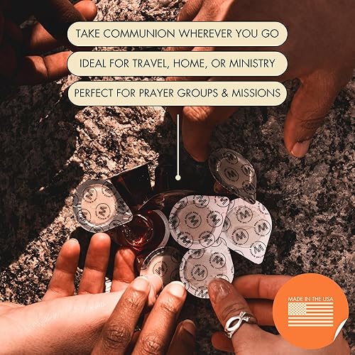 Miniatura 7 de The Miracle Meal Juego de tazas y obleas de comunión prellenadas, caja de 500 unidades, con jugo de uva Concord 100% de confianza y oblea fabricado