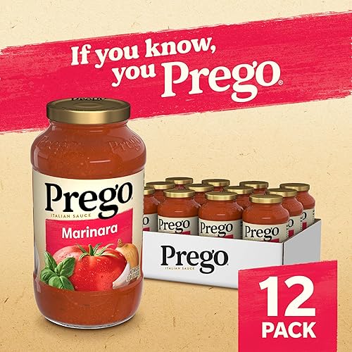 Vista 116 de Prego Salsa italiana de carne de salchicha y ajo, tarro de 23.5 onzas (caja de 12)