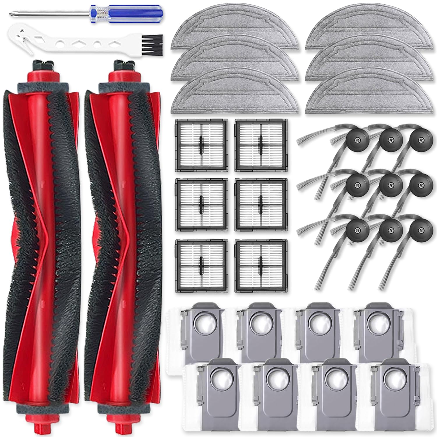 Kit de accesorios de repuesto compatible con Roborock Q10