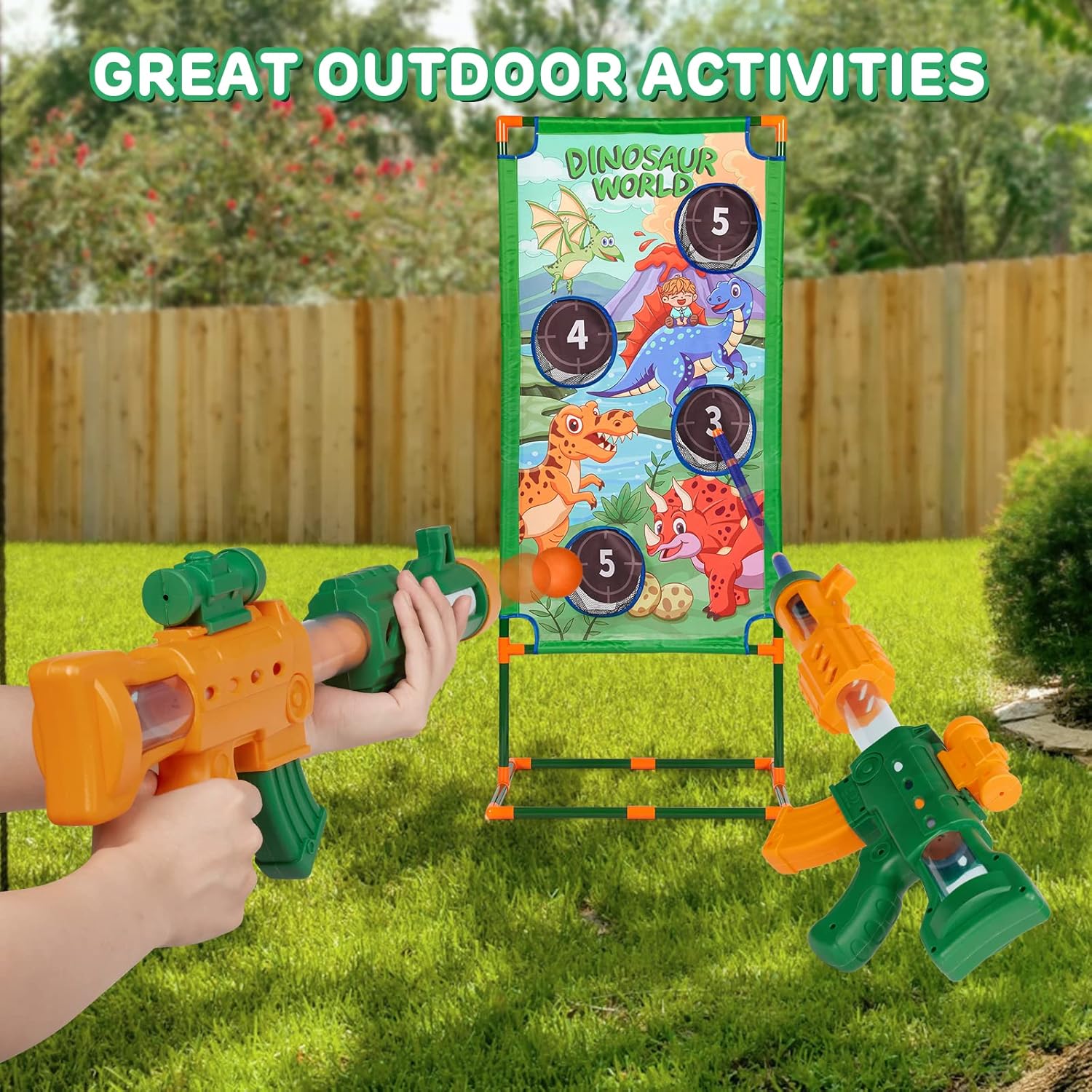 Buy Dinosaur Shooting Games for Kids, Target Game Toys for 5 6 7 8 9 10