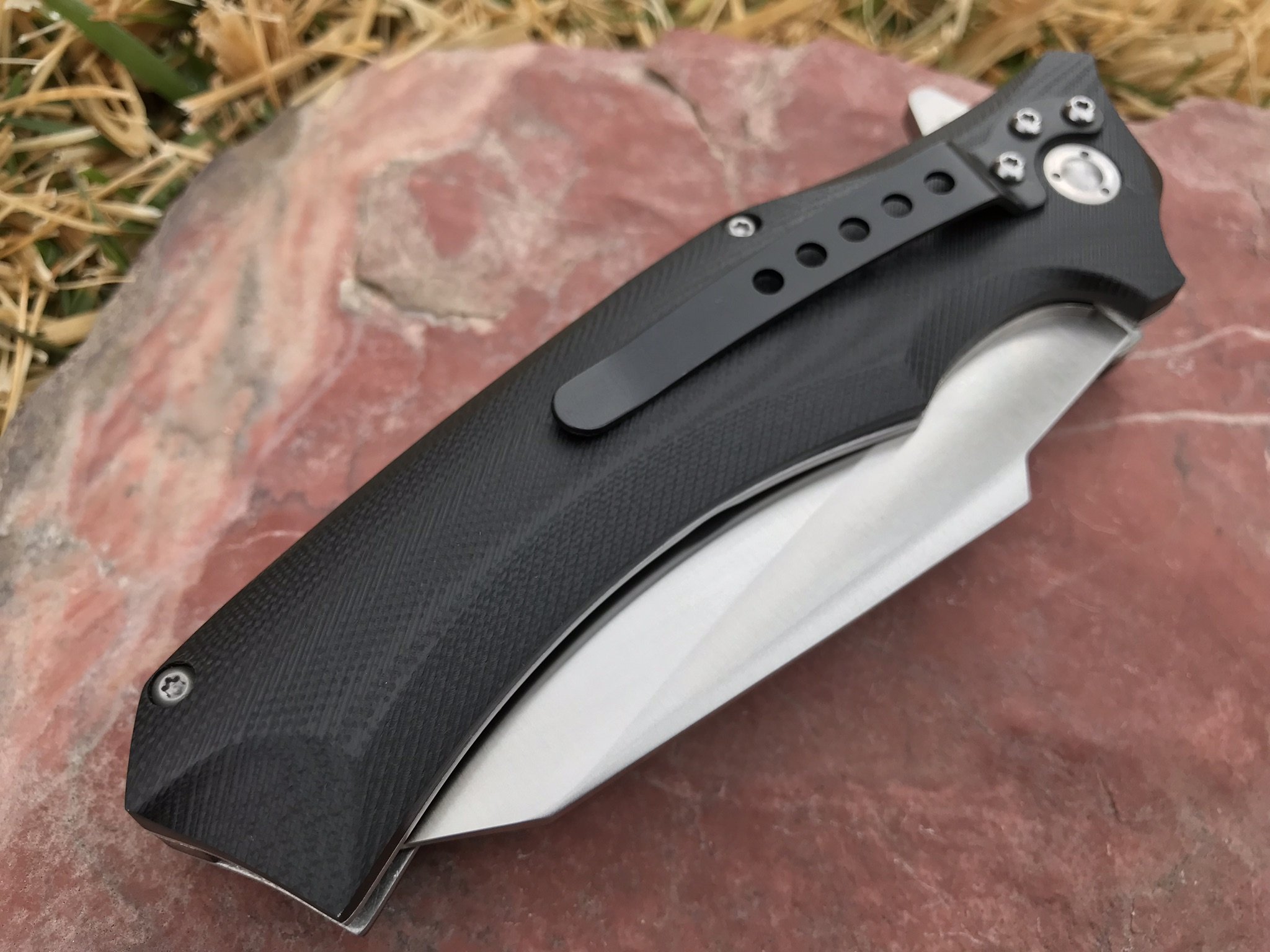 TACTICAL GEARZ G10 Pocket Knife! TG Vex, G10 Handle, Ball Bearing Pivot