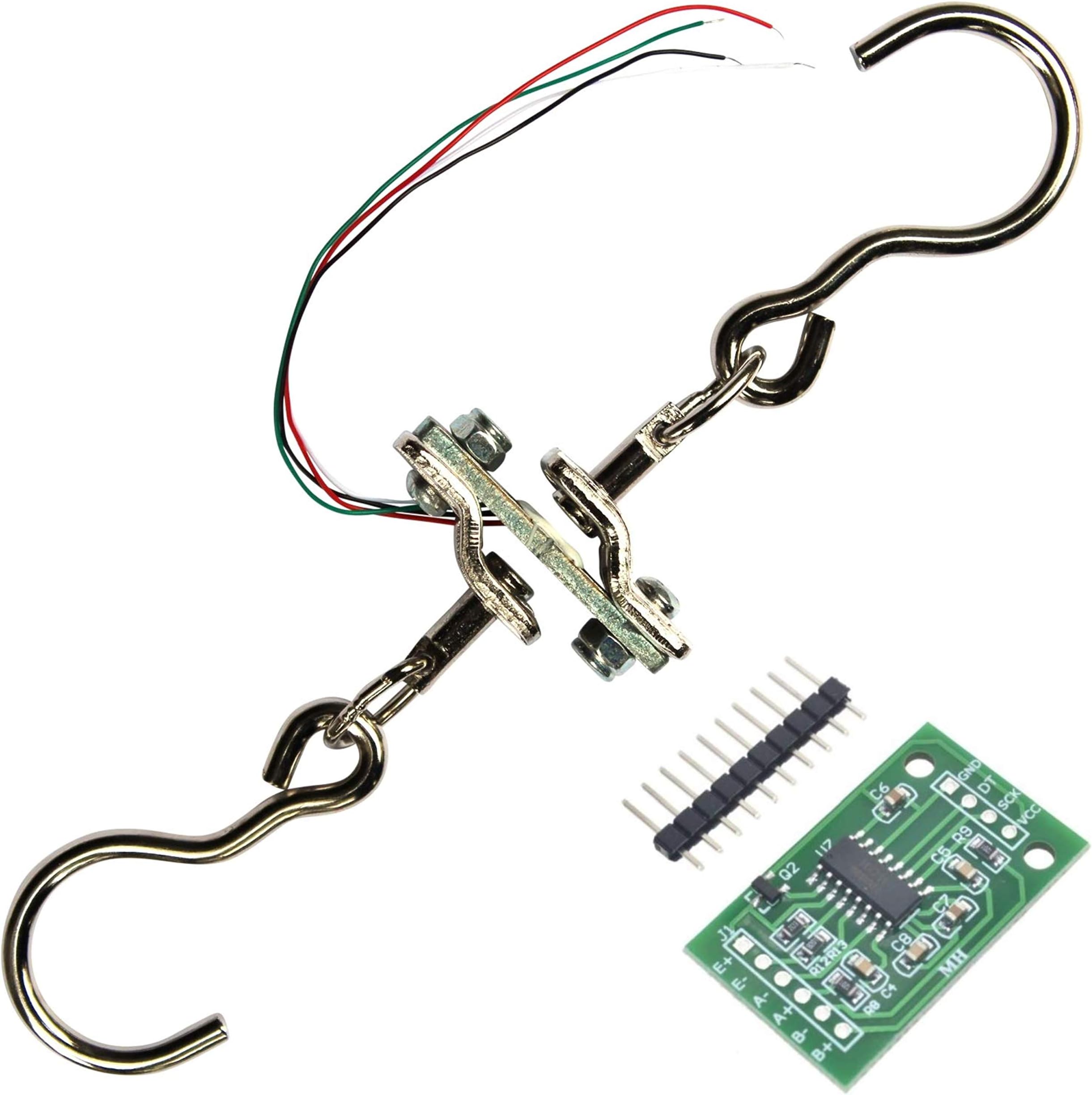 40 kg Tension Load Cell and HX711 Combo Pack Kit - Load Cell Amplifier ADC Weight Sensor for Arduino Scale - Everything Needed for Accurate Force Measurement
