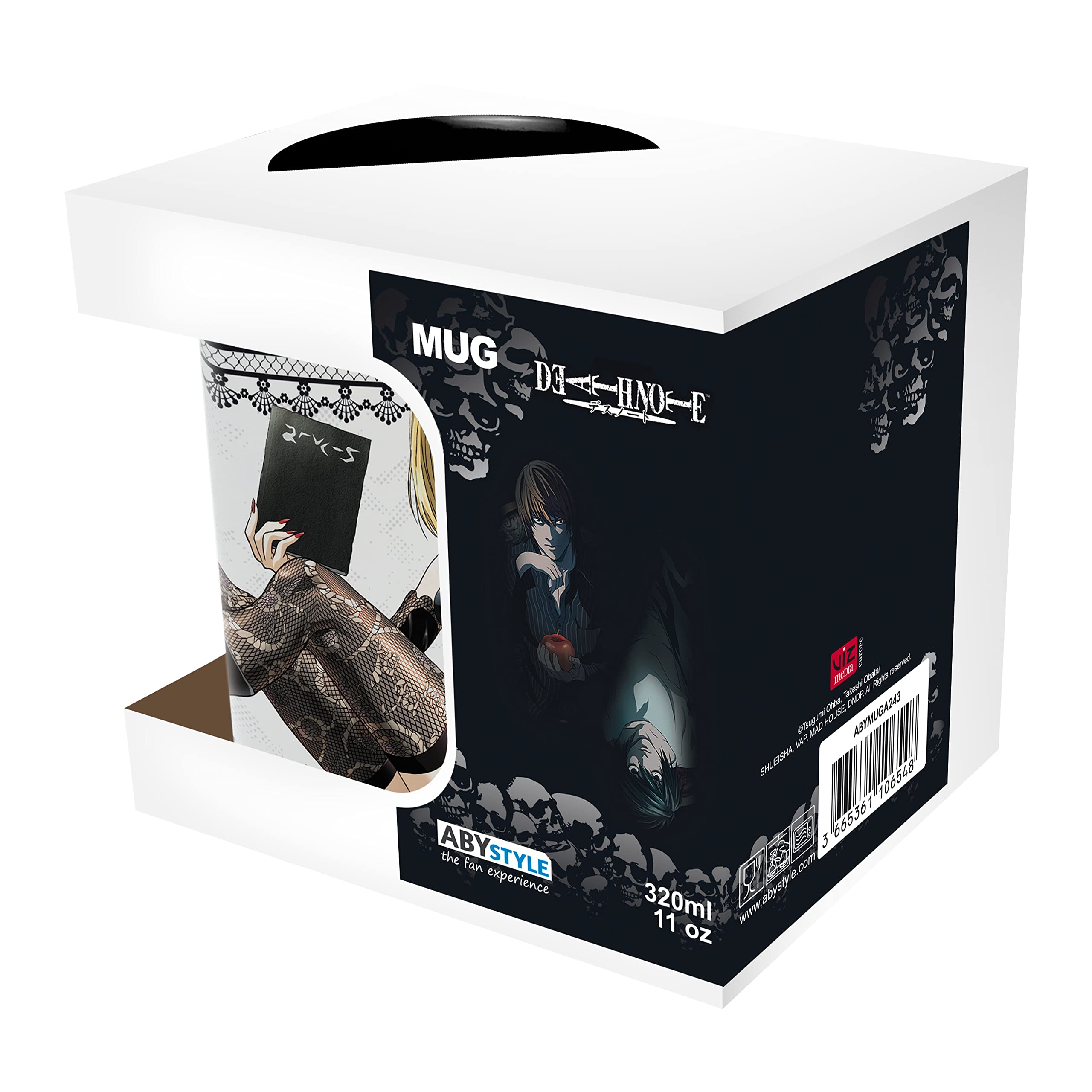 ABYSTYLE Death Note Federmäppchen Mit Misa-Motiv – Schwarz, 20x10x5,5 Cm
