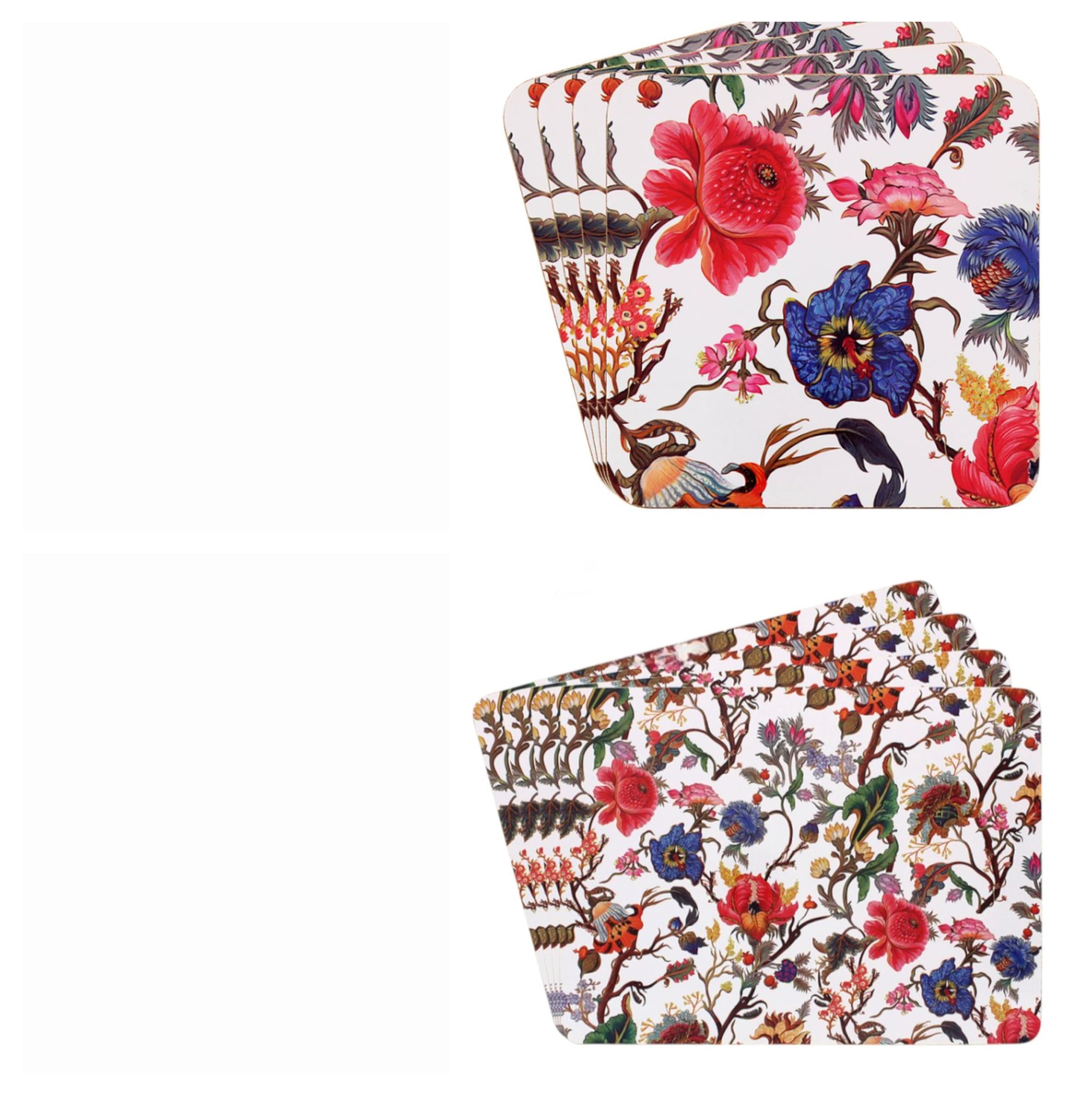 Tamersgifts Anthina Placemat Coaster Set Sets Of 4 Placemats With 4 Matching Coasters (Anthina Placemat Coaster Set)