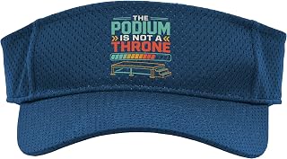 The Podium is Not A Throne Marching Band Director Sport Sun Visor