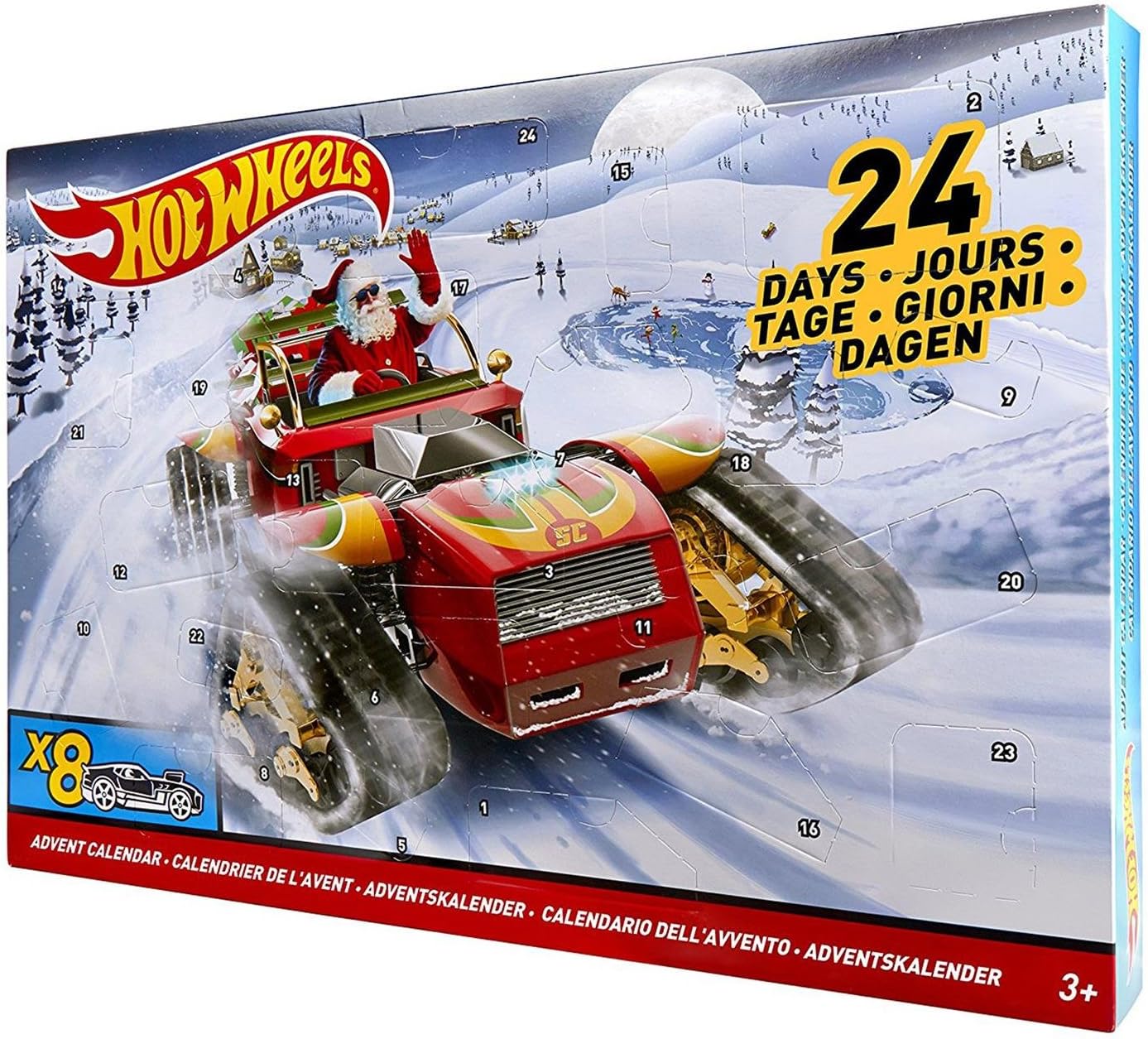 Hot Wheels DXH60 Advent Calendar 2017