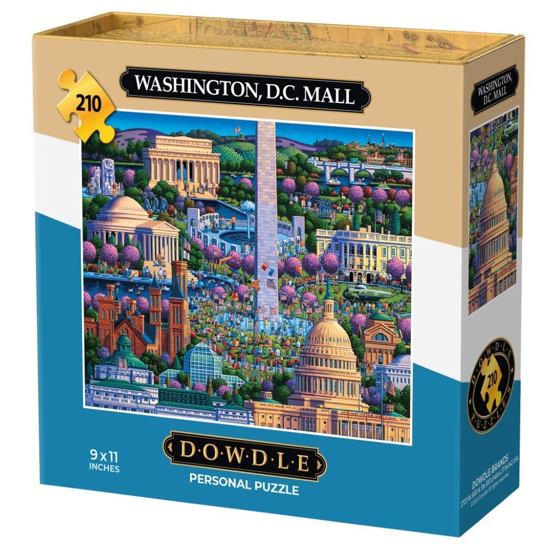 D·O·W·D·L·EDowdle Personal Puzzle - Washington, D.C. Mall - 210 Piece