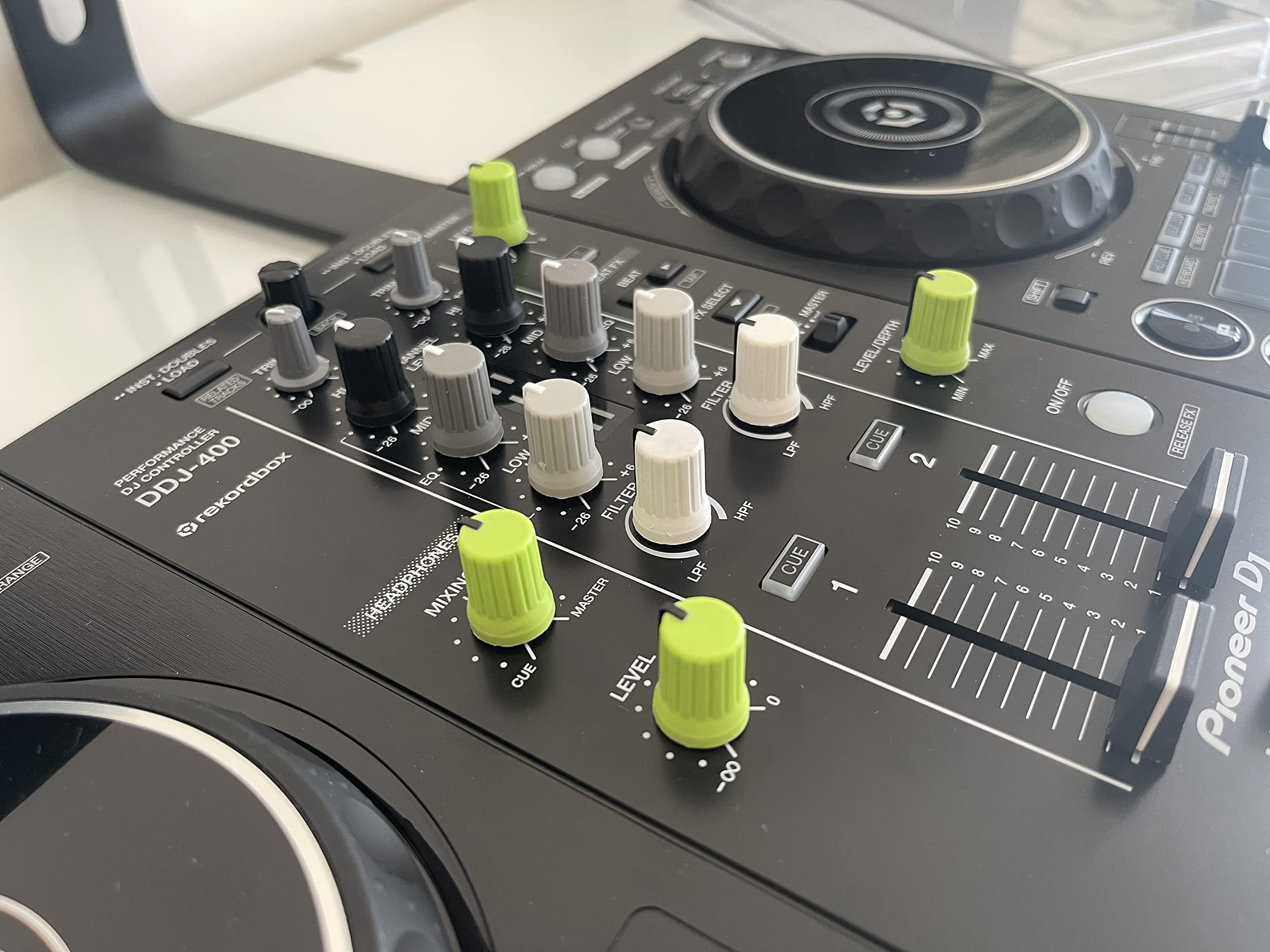 DJ Mixer/Controller Replacement Knobs (Dark Grey) Fits Pioneer generic fitment (5 pieces) …