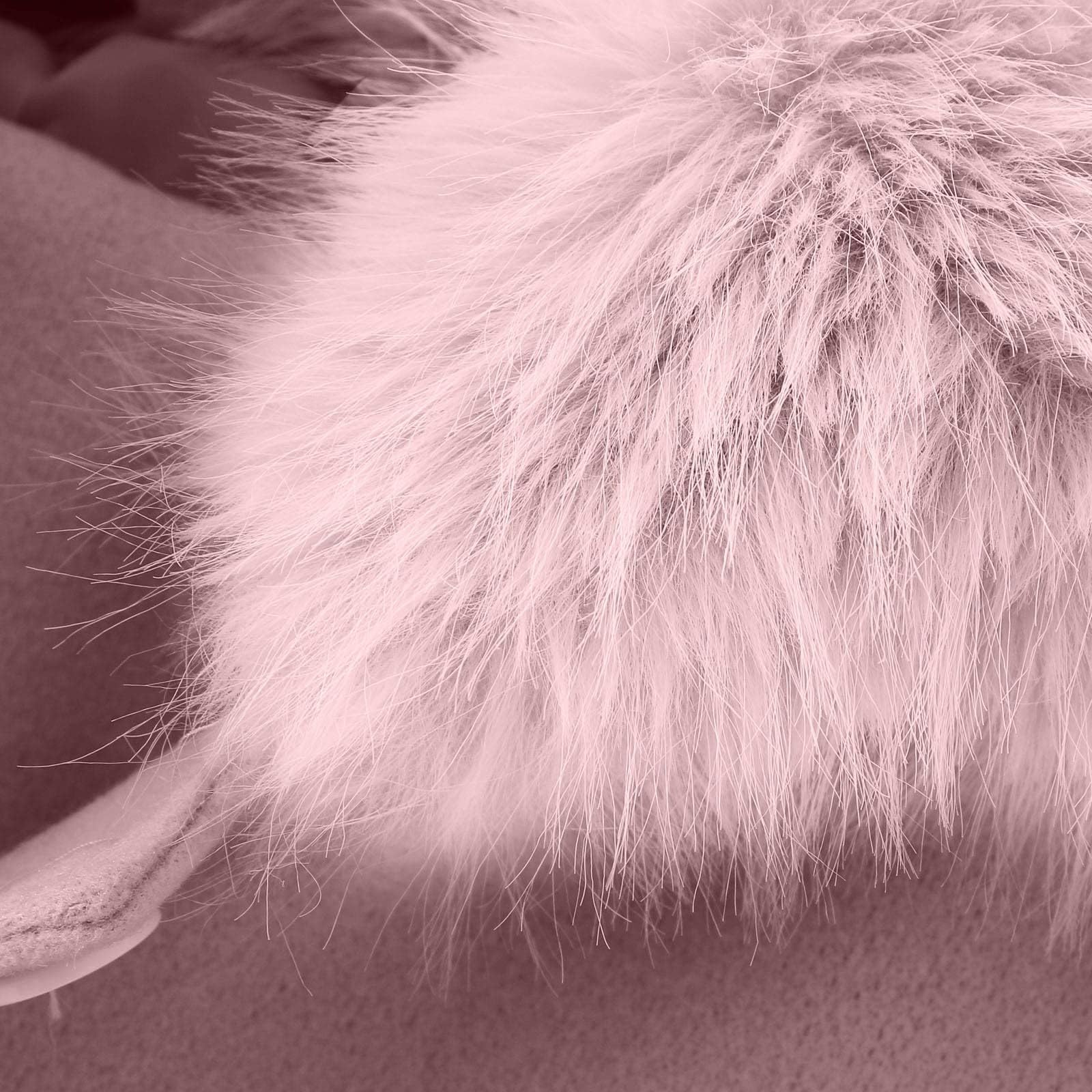 Abrigo de Invierno para Niña en Tejido de Algodón Lavado con Refuerzo,Abrigo de Invierno para Niña con Mangas Largas y Capucha con Adornos de Peluche Sintético, Chaqueta para Niña con Bolsillos