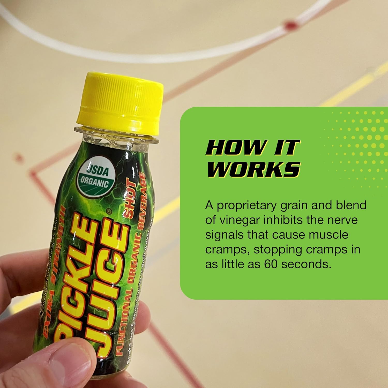 Pickle Juice Ultra 2.6 oz Shots – Clinically Proven to Stop Muscle Cramps Fast – Extra Strength Cramp Relief – 12 Pack
