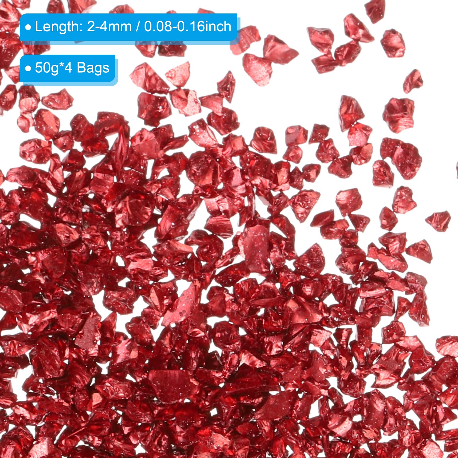 PATIKIL 200g Crushed Glass Glitters - Image 2