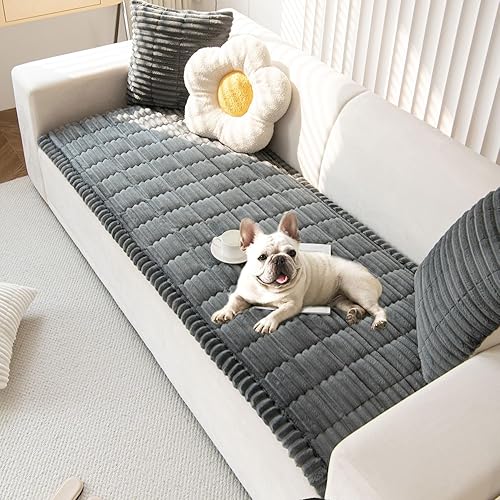 Miniatura 1 de OTOB Funda de sofá lavable para perros, divertida funda antideslizante para sofá para mascotas, protector de muebles suave y acogedor, apto para