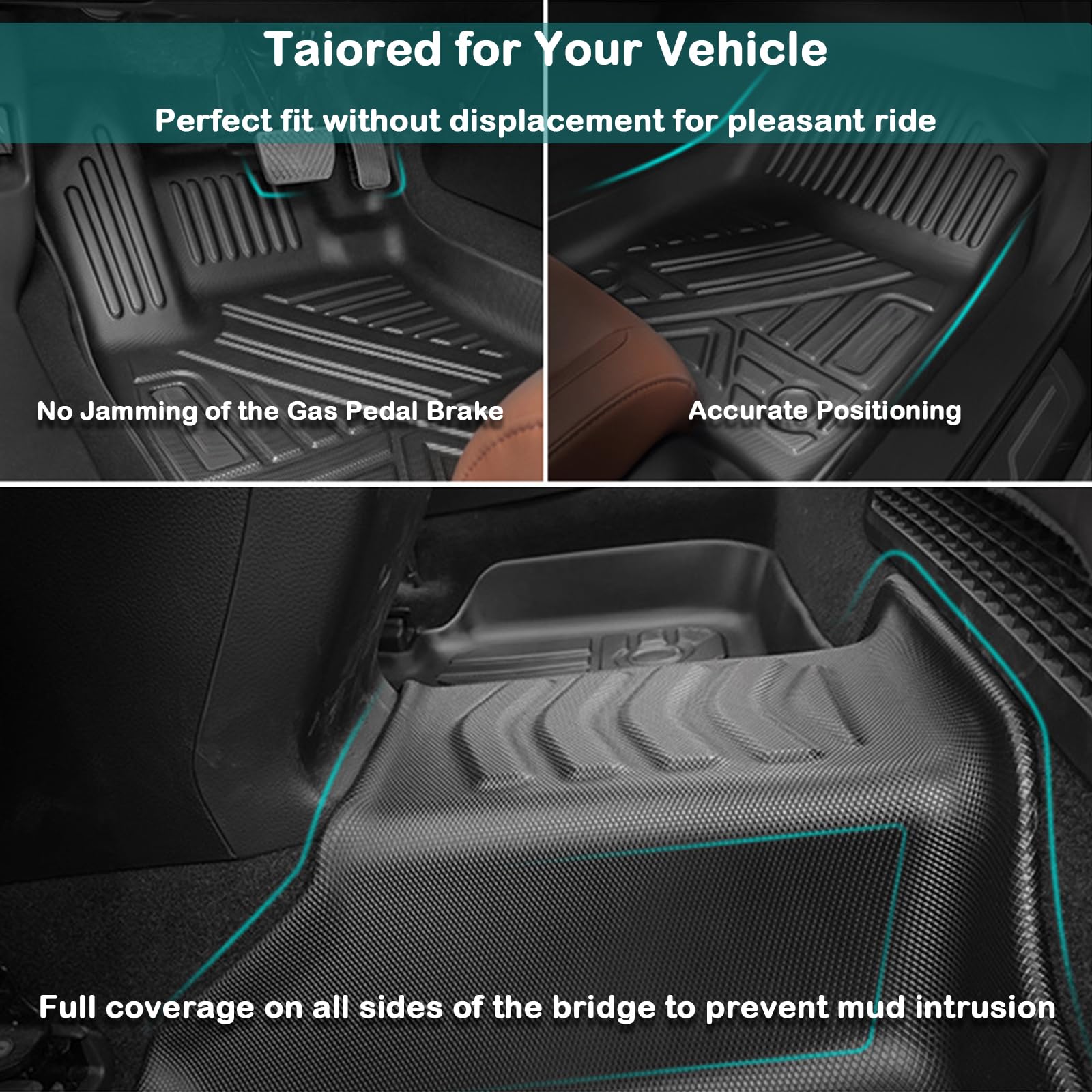 All Weather Floor Mats for 2016-2019 Chevy Cruze No Fit 2016 Cruze Limited Chevy Cruze Floor Mats 1st — view 6