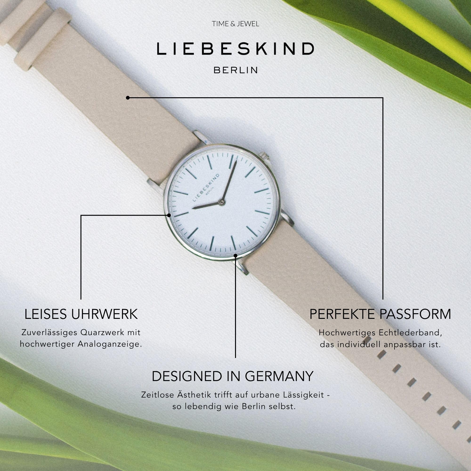 Liebeskind DamenArmbanduhr Analog Quarz Leder LT-0166-LQ