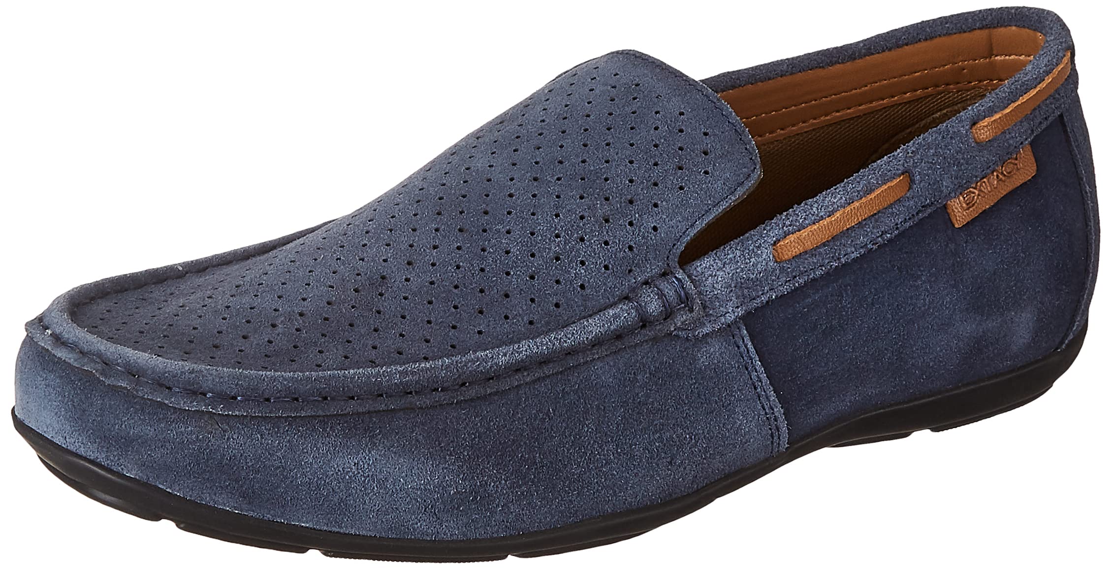 Extacy By Red Chief Navy Leather Casual Shoes for Men (B09H72XNFS) Amazon Price History, Amazon Price Tracker