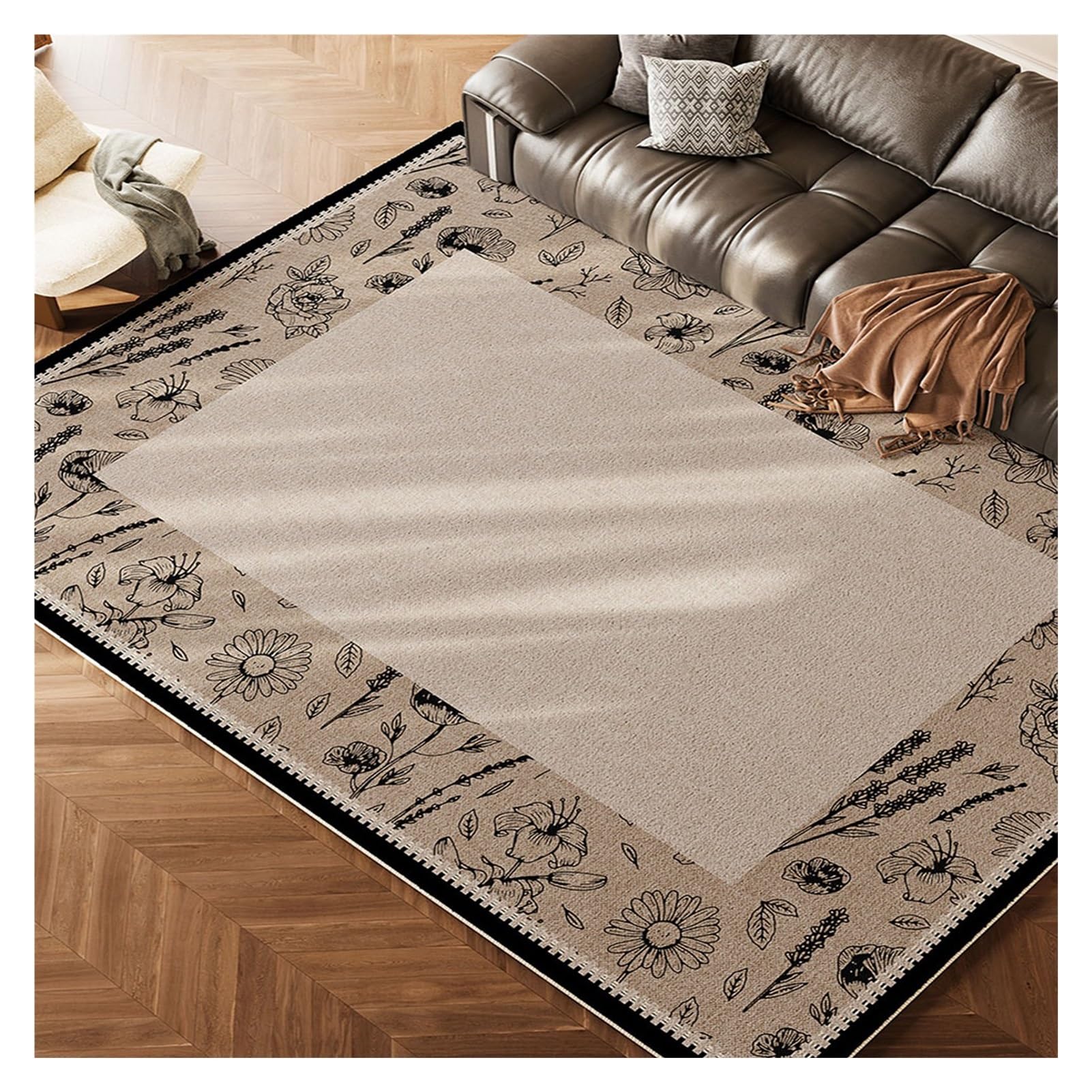 Tapis de porte vintage antidérapant idéal pour grand dressing ou chambre