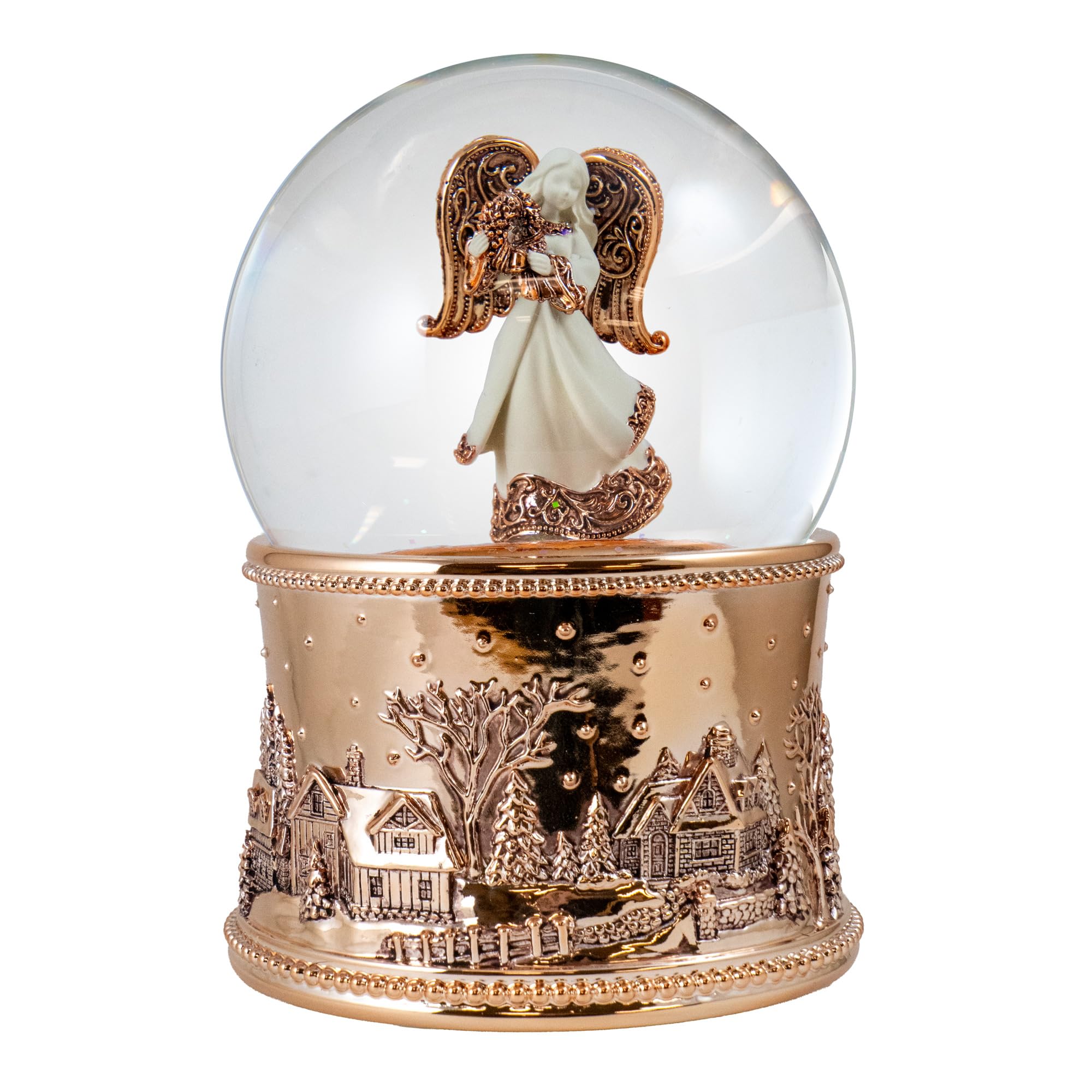 Angel Revolving Musical Snow Globe with Blower by The San Francisco Music Box Company