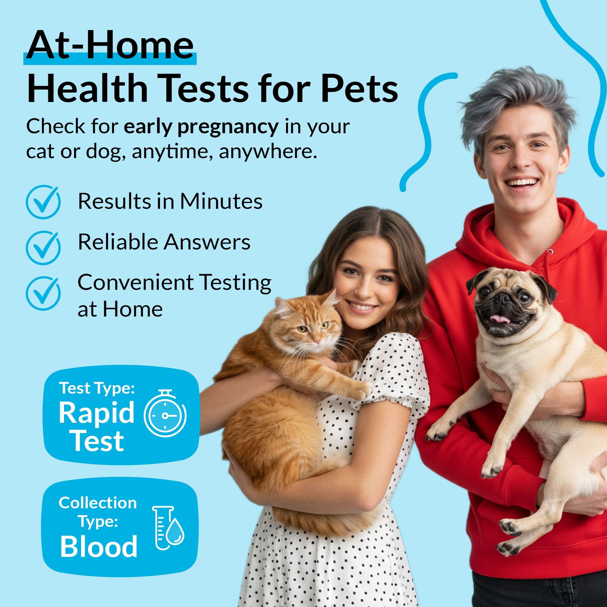 getTested Prueba temprana de pregnancy para perros y gatos