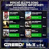Greed®Mk2 Lite - 4K High End Gaming PC Raytracing – AMD Ryzen 5 4600G + Radeon Vega 7 – computer RGB ultra veloce + desktop da 4,2 GHz – 16 GB DDR4 RAM – 512GB SSD – WLAN + W11 Pro - 7