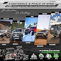 Vista 6 de AUTMATCH - Grilletes de anillo D de 3/4" (2 unidades) - Grillete de clevis con resistencia a la rotura de 41,887 Ib con tornillo de 7/8" y kit