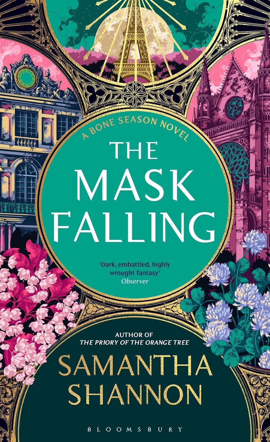 The Bone Season Series 5 Books Collection Set By Samantha Shannon (The Bone Season, The Mime Order, The Song Rising, The Mask Falling & The Dark Mirror)