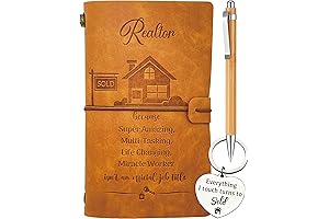 Realtor Appreciation Gifts - Journal and Keychain Set