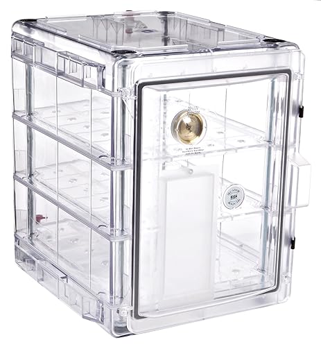 Miniatura 4 de SP Bel-Art Secador Clear 1.0 Gas-Purge Gas-Purge Gabinete; 0.7 pies cúbicos (F42071-0002) 2-Claro, con puertos de gas,2-Ámbar, con puertos