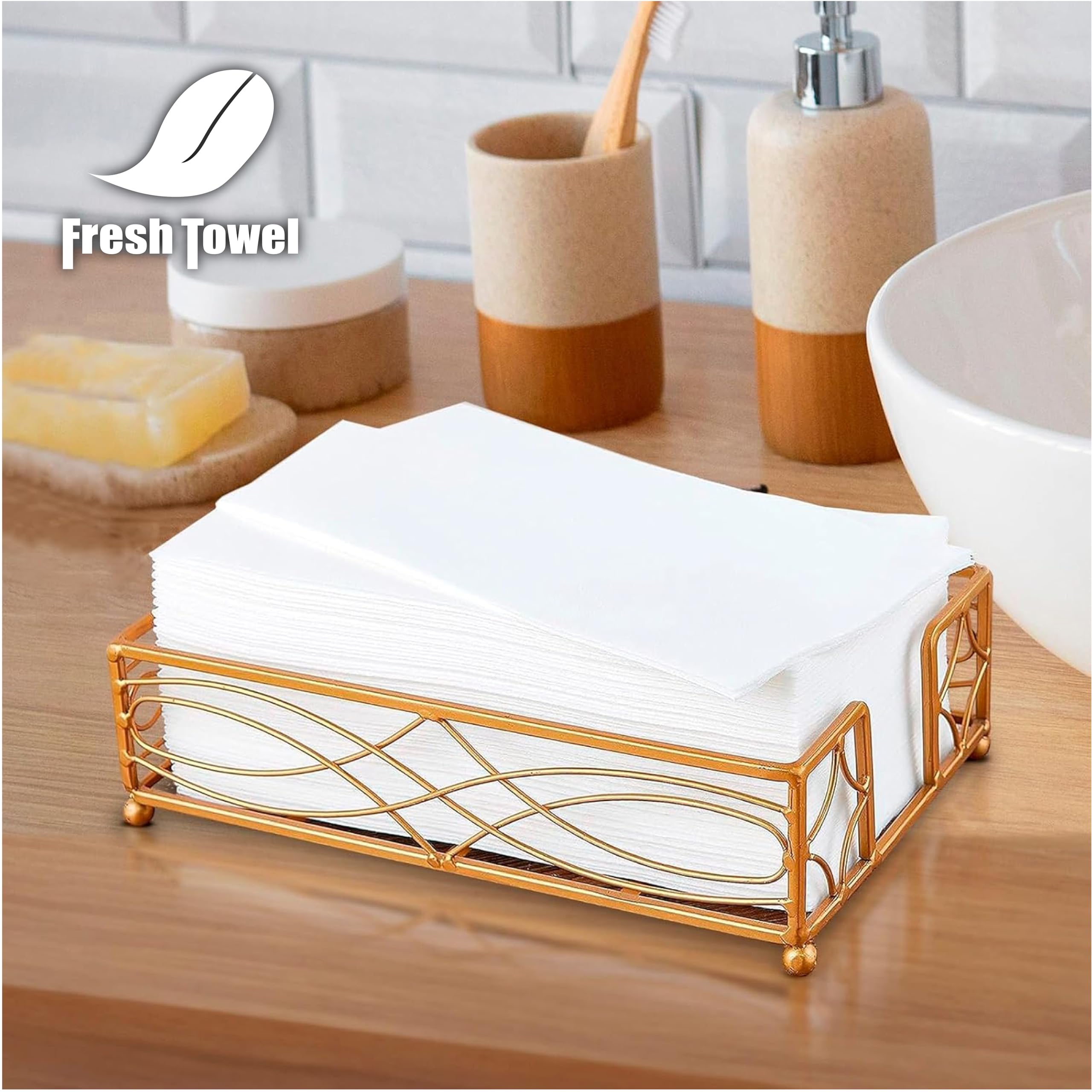 JEBBLAS Asciugamani usa e getta per ospiti, asciugamani di carta effetto lino, morbidi e assorbenti per cucina, feste, bagno, ristorante, eventi, 19,8 x 40 cm, confezione da 200 pezzi, bianco